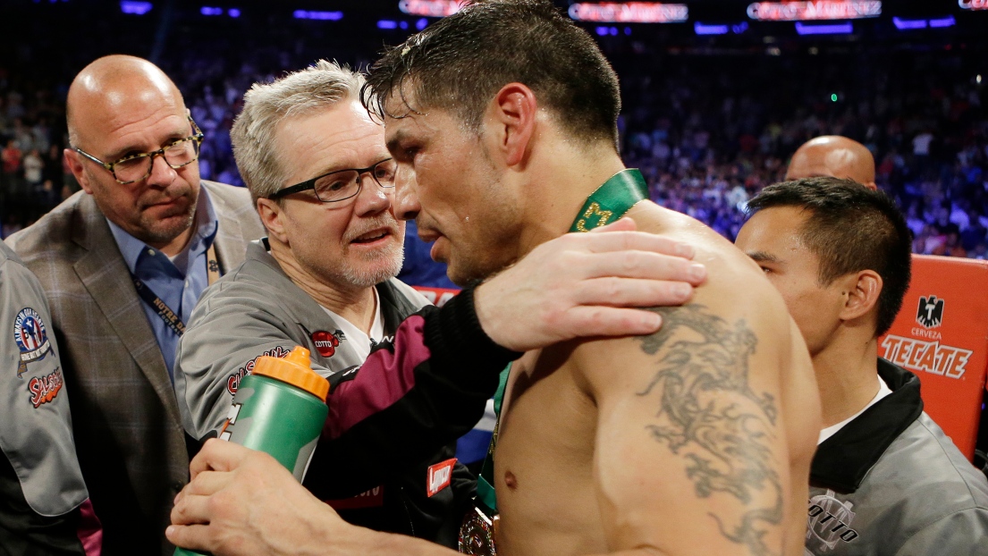 Freddie Roach et Sergio Martinez