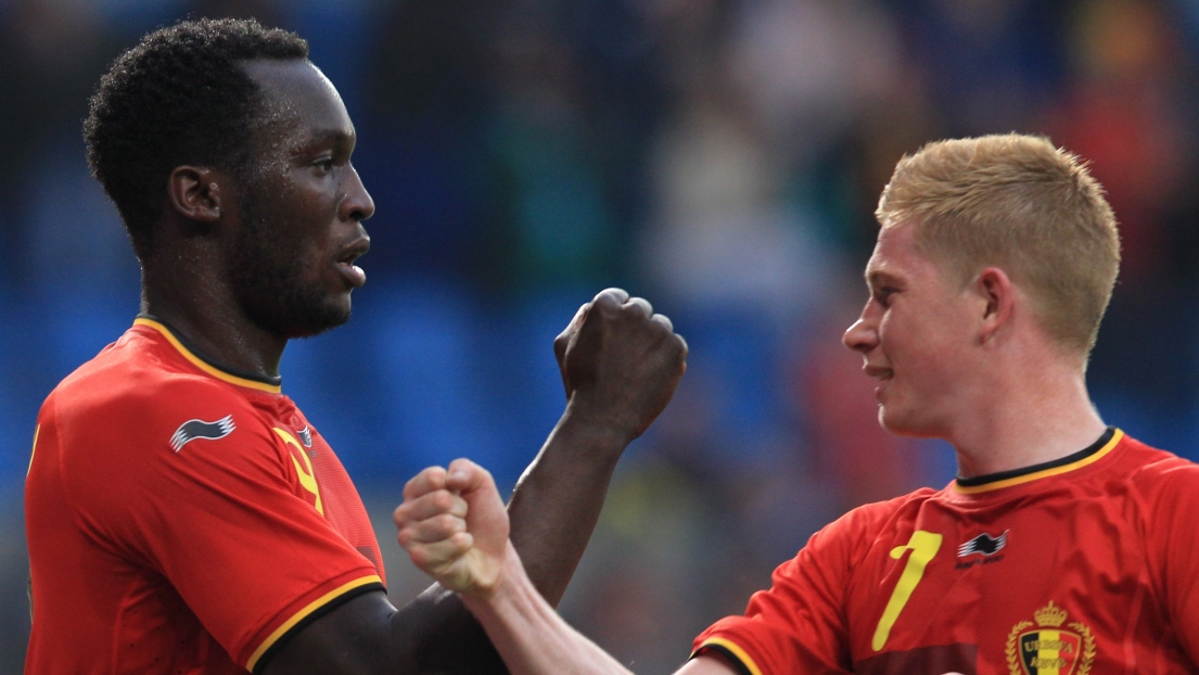 Romelu Lukaku et Kevin De Bruyne 