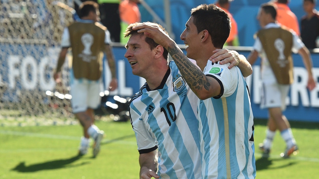 Lionel Messi et Angel Di Maria
