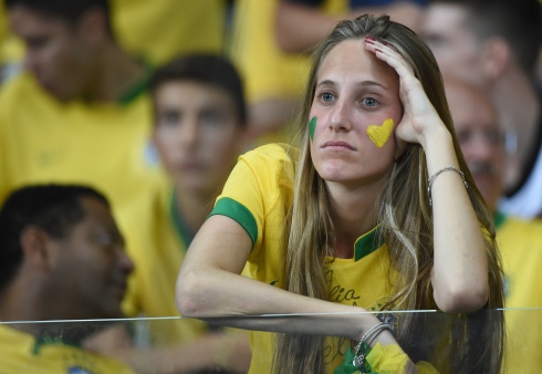 Une partisane brésilienne déçue