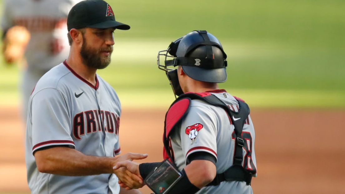 Madison Bumgarner et Carson Kelly