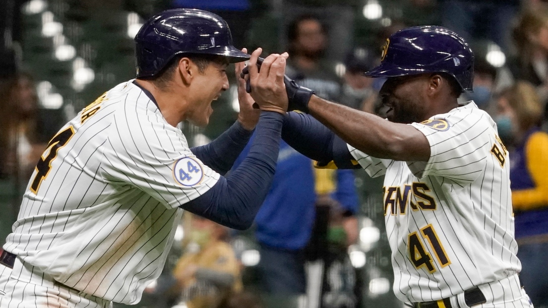 Avisail Garcia et Jackie Bradley Jr.