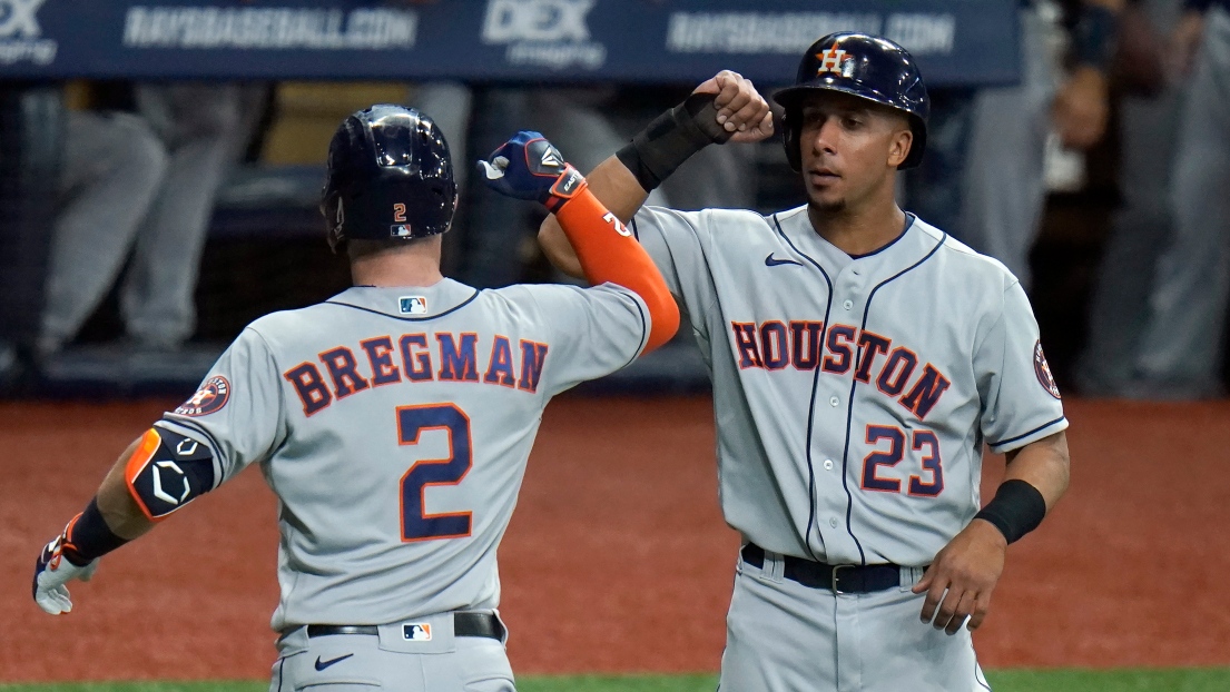 Alex Bregman et Michael Brantley