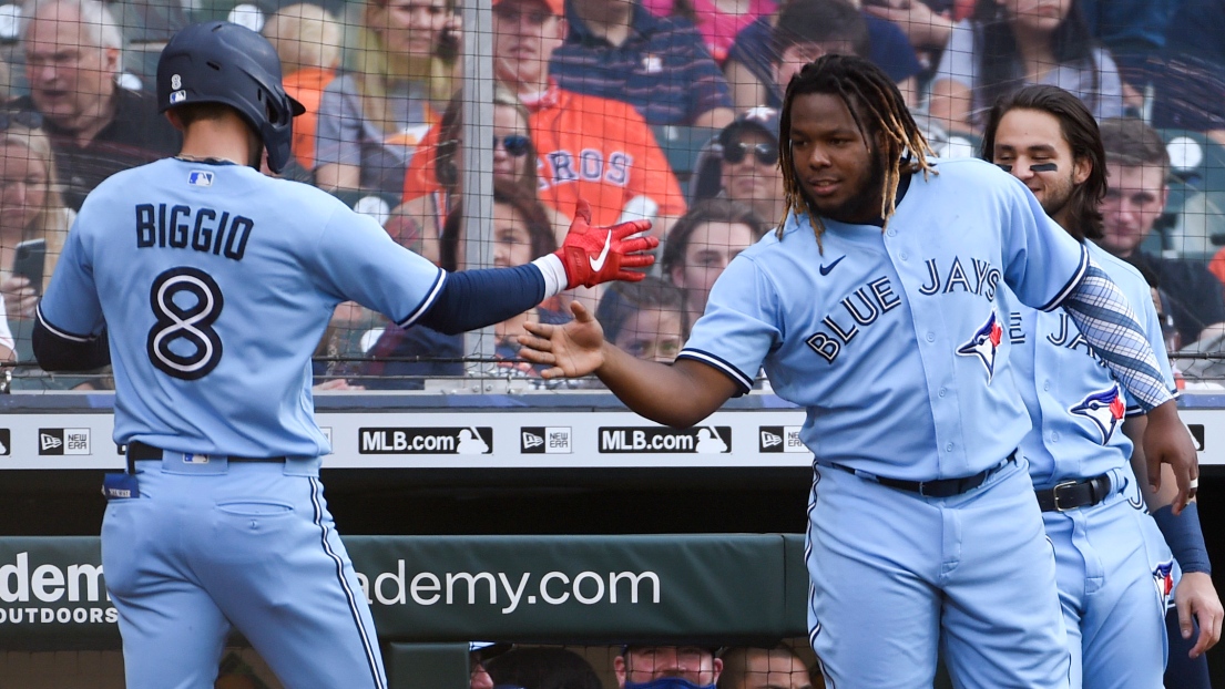 Cavan Biggio et Vladimir Guerrero