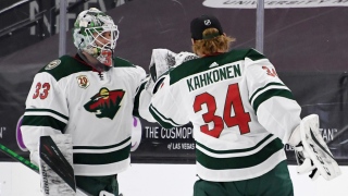 Cam Talbot et Kaapo Kahkonen Cam Talbot et Kaapo Kahkonen