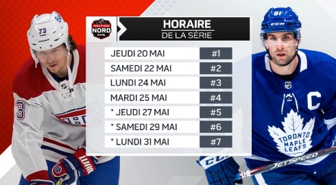 Calendrier Canadien-Maple Leafs