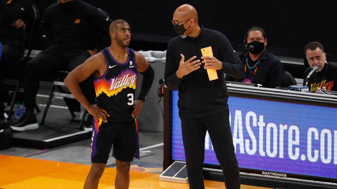 Chris Paul et Monty Williams