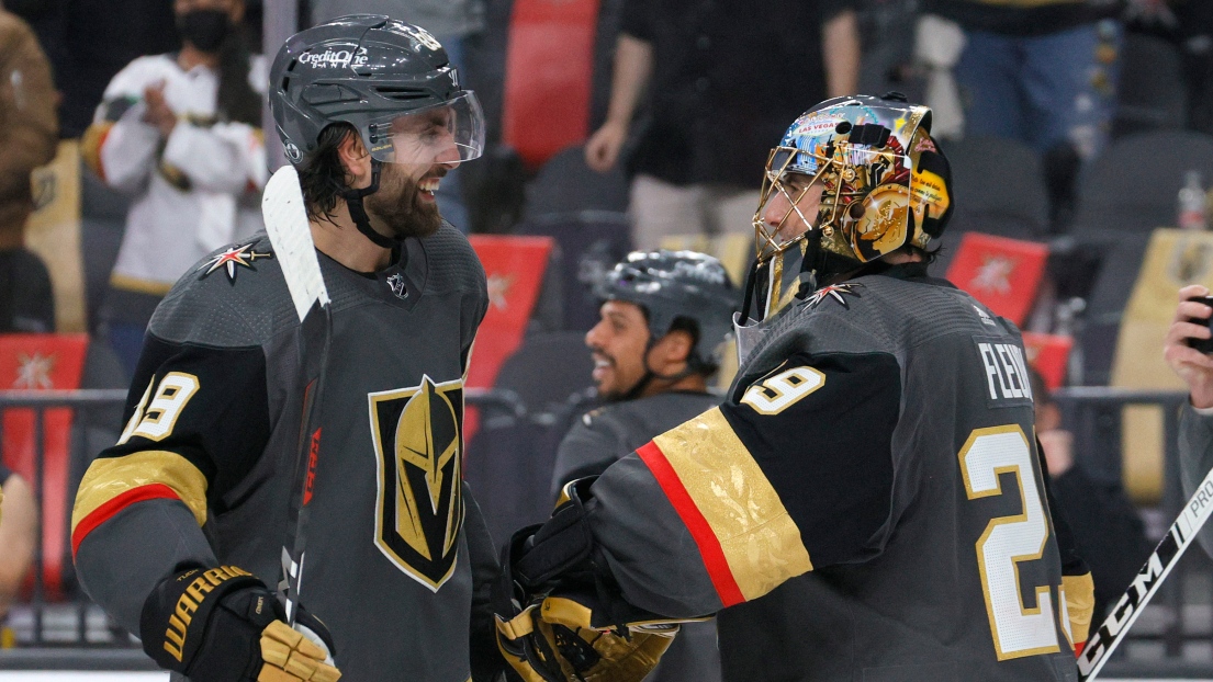 Alex Tuch et Marc-André Fleury