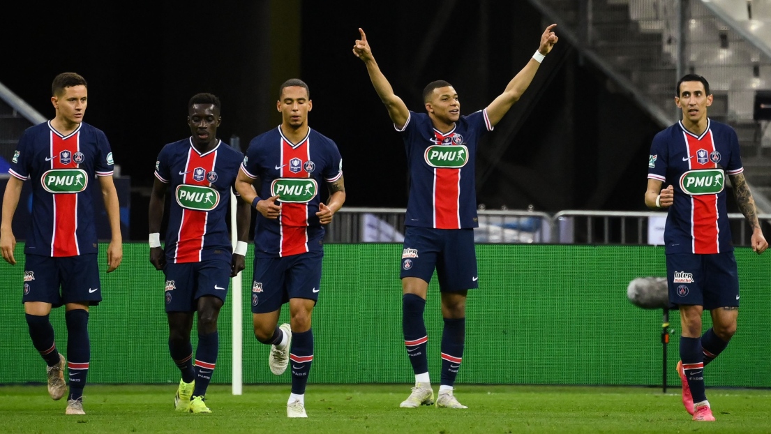 Les joueurs du Paris Saint-Germain