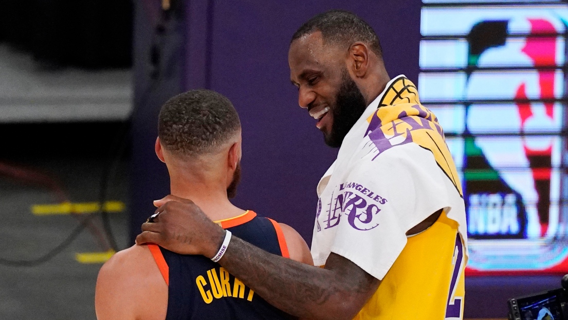 LeBron James et Stephen Curry