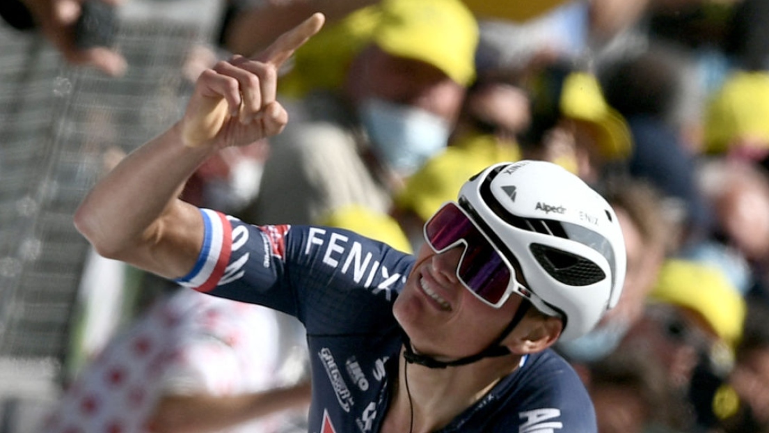 Cyclisme Mathieu van der Poel remporte la 2e étape du Tour de France
