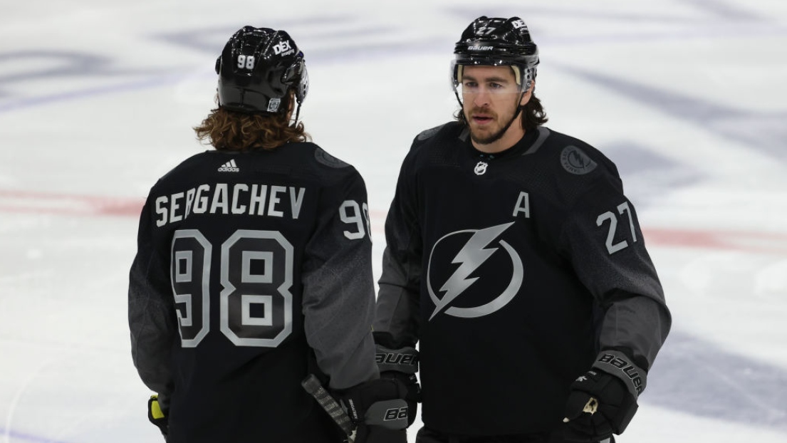 Mikhail Sergachev et Ryan McDonagh