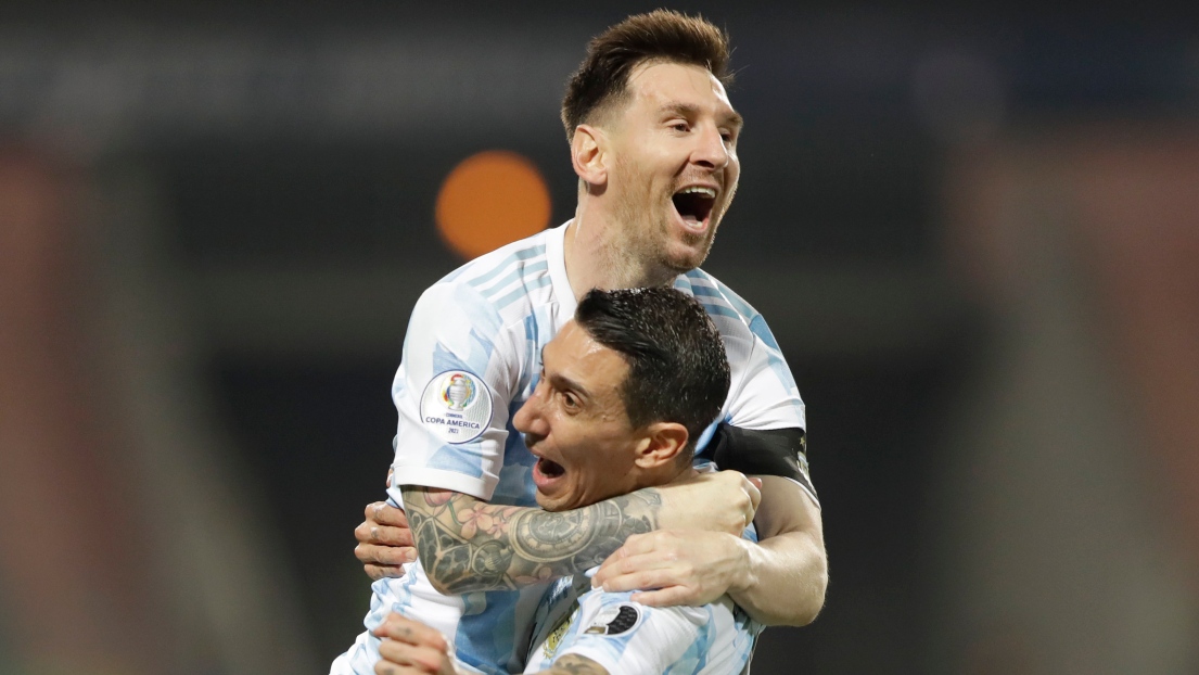 Lionel Messi et Angel Di Maria
