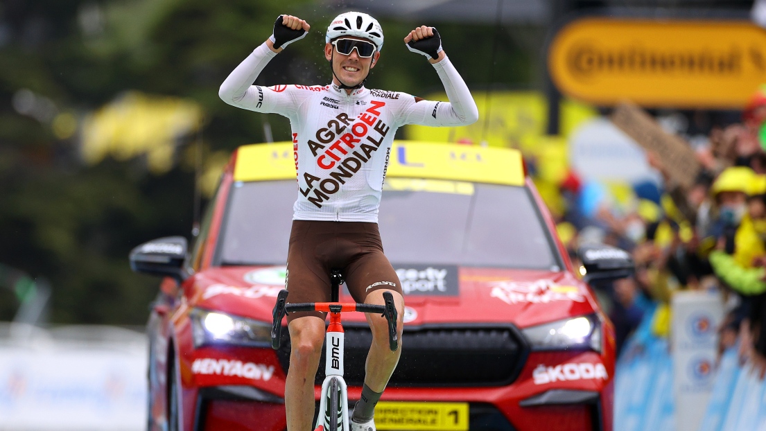 Tour de France/9e étape victoire de Ben O'Connor, Tadej Pogacar