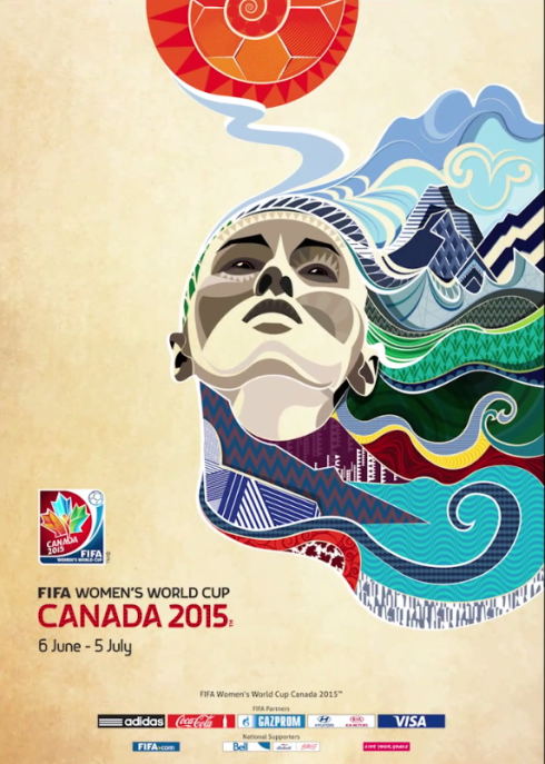 L'affiche de la Coupe du monde de soccer féminine 2015