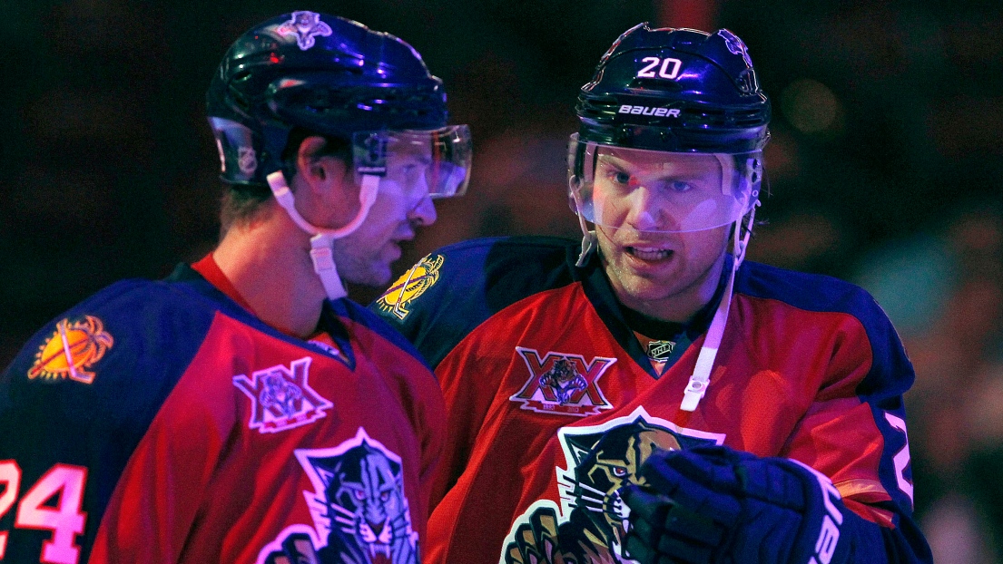 Sean Bergenheim et Brad Boyes