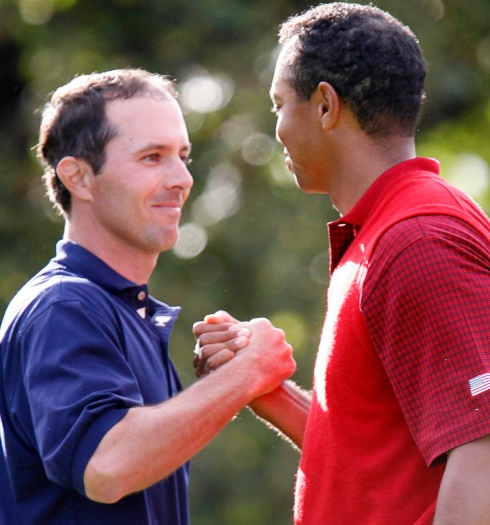 Mike Weir et Tiger Woods