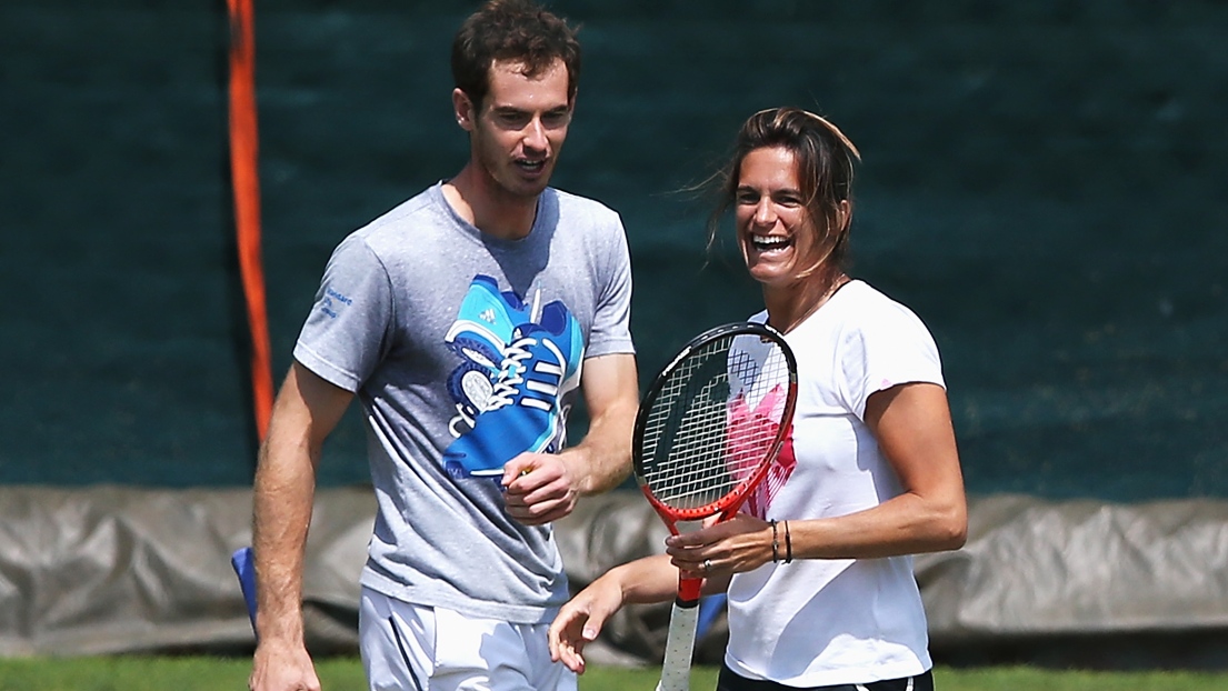 Andy Murray et Amélie Mauresmo