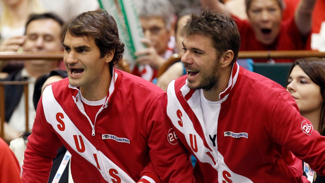 Roger Federer et Stanislas Wawrinka