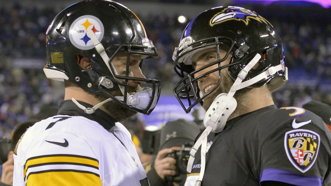 Ben Roethlisberger et Joe Flacco