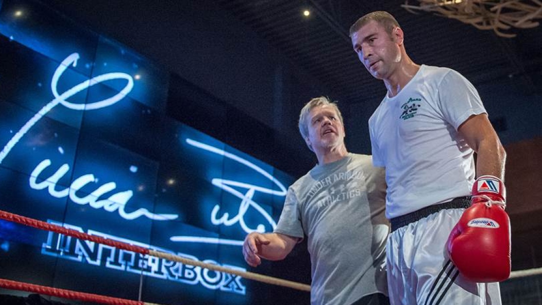 Freddie Roach et Lucian Bute