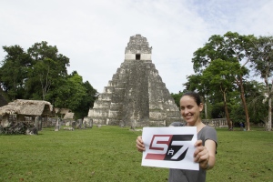 à Tikal, au Guatemala, Géraldine Rué