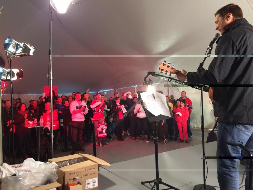 22 Septembre 2014: Premier arrêt de la tournée RDS 25 ans: Sherbrooke! Tournée RDS 25 ans, 22 sept 2014