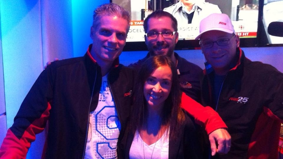 Dernier arrêt de la Tournée des 25 ans de RDS : Québec! Nous sommes dans la belle ville de Québec, où le Canadien affrontera l’Avalanche du Colorado! Tournée RDS 25 ans, 26 sept 2014