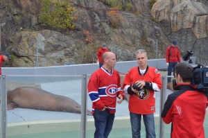 Dernier arrêt de la Tournée des 25 ans de RDS : Québec! Nous sommes dans la belle ville de Québec, où le Canadien affrontera l’Avalanche du Colorado! Tournée RDS 25 ans, 26 sept 2014