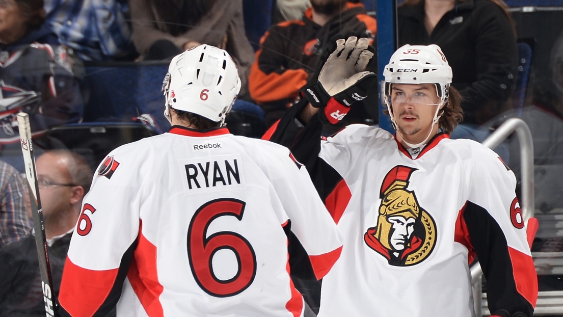 Erik Karlsson et Bobby Ryan