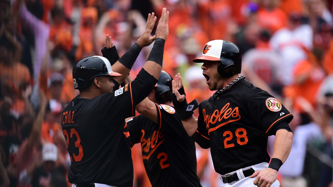 J.J. Hardy,  Nelson Cruz et Steve Pearce