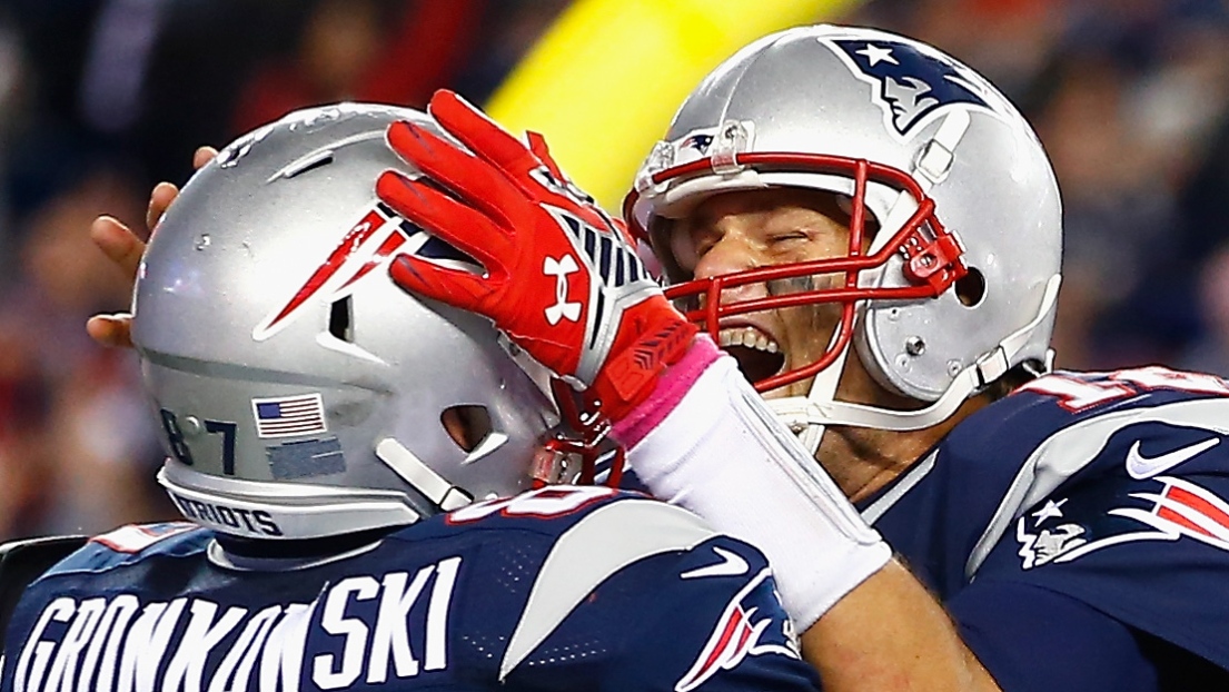 Rob Gronkowski et Tom Brady