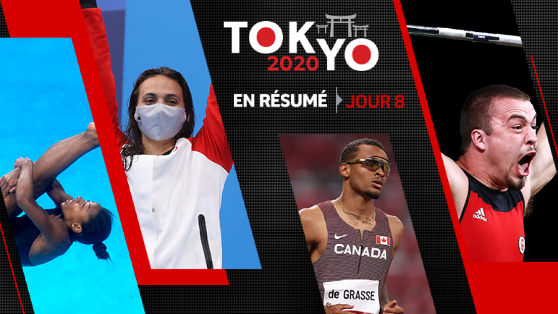 Jennifer Abel, Kylie Masse, Andre De Grasse Et Boady Robert Santavy