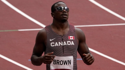 Brown en bronze au 100 m avec son meilleur temps de l'année