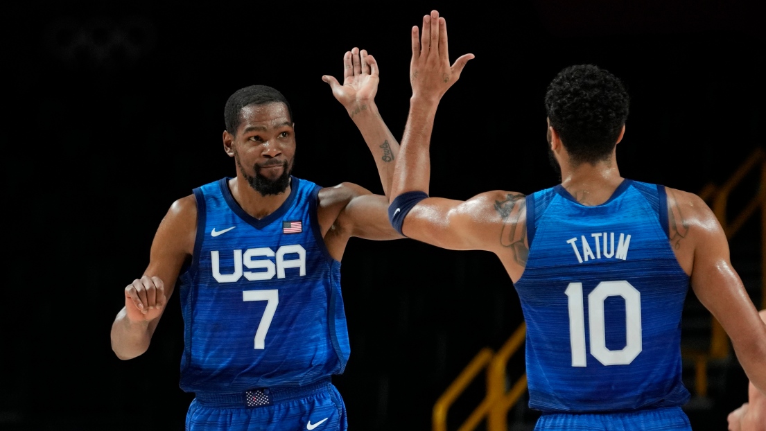 Kevin Durant et Jayson Tatum