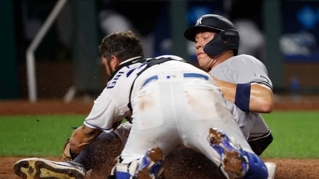 Cam Gallagher et Aaron Judge