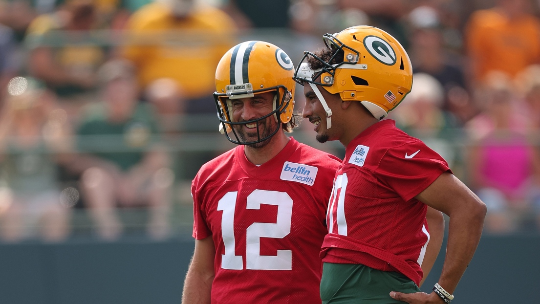 Aaron Rodgers et Jordan Love