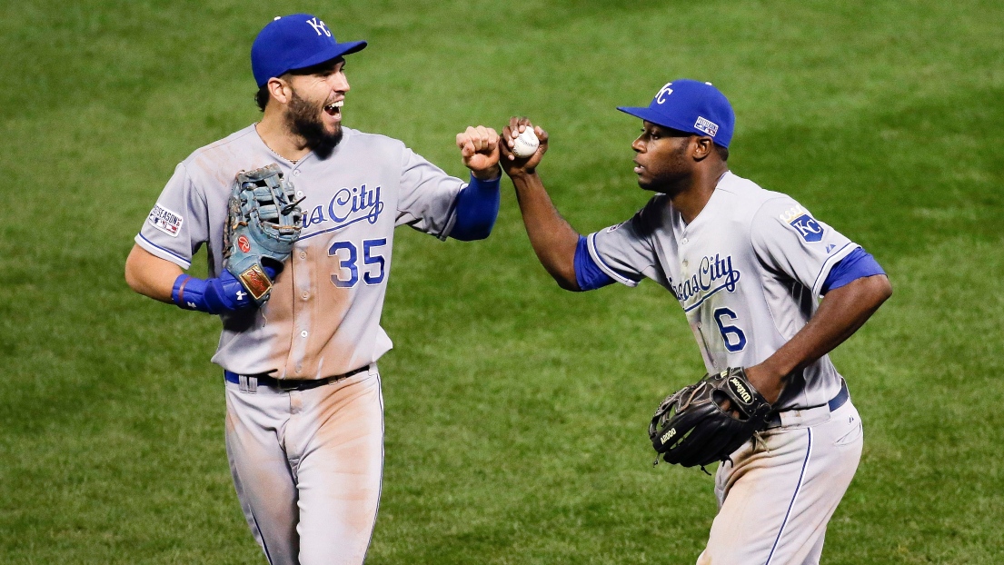 Eric Hosmer et Lorenzo Cain