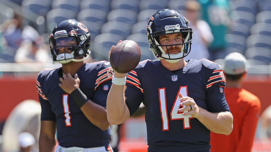 Andy Dalton et Justin Fields