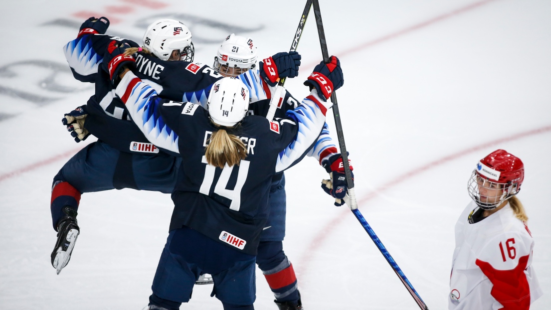 L'équipe féminine de hockey des États-Unis