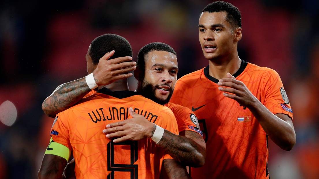 Memphis Depay et Georginio Wijnaldum