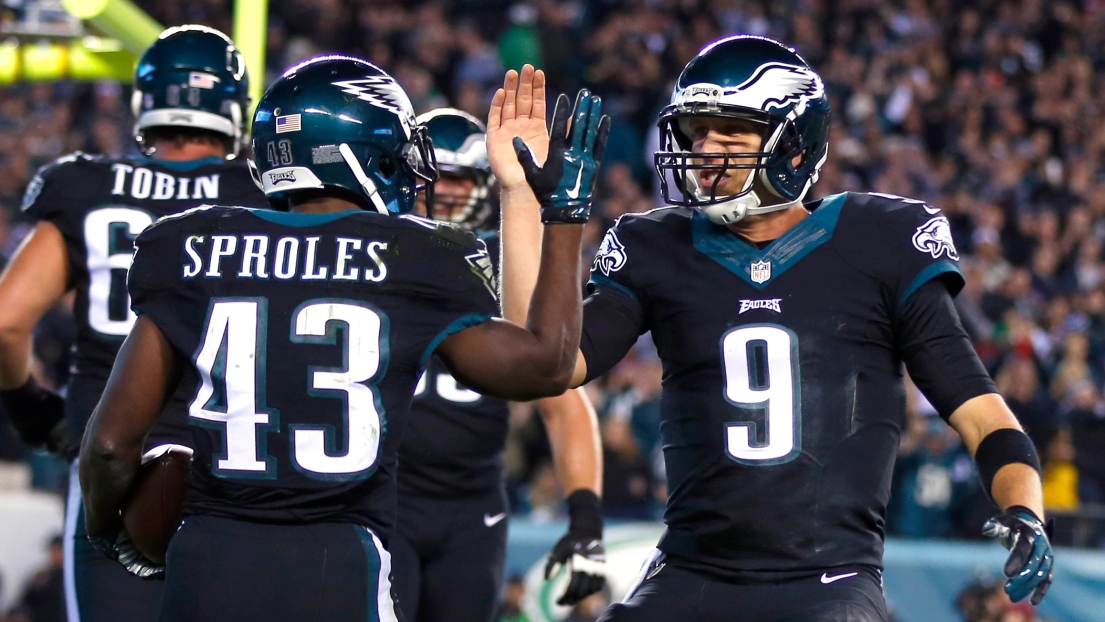 Darren Sproles et Nick Foles