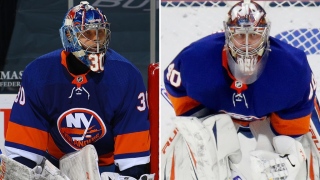 Semyon Varlamov et Ilya Sorokin