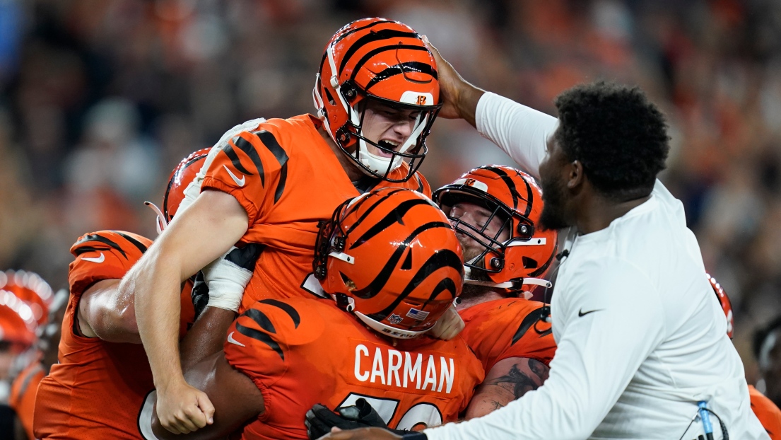 Evan McPherson et ses coéquipiers des Bengals