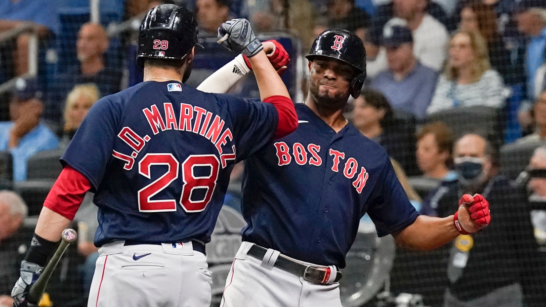 Xander Bogaerts et  J.D. Martinez