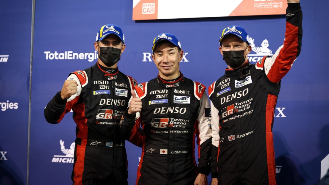 Jose Maria Lopez, Kamui Kobayashi et Mike Conway