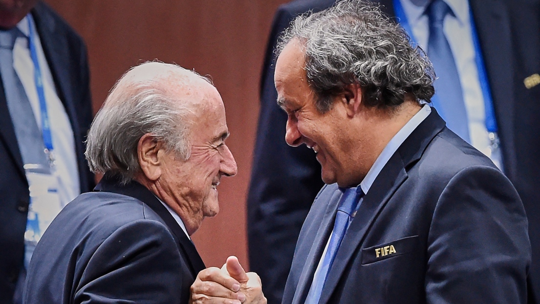 Sepp Blatter et Michel Platini