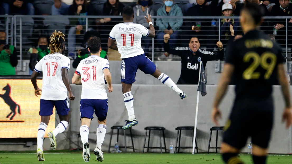 Cristian Dajome et les Whitecaps