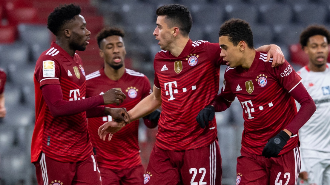 Alphonso Davies, Kingsley Coman, Marc Roca et Jamal Musiala