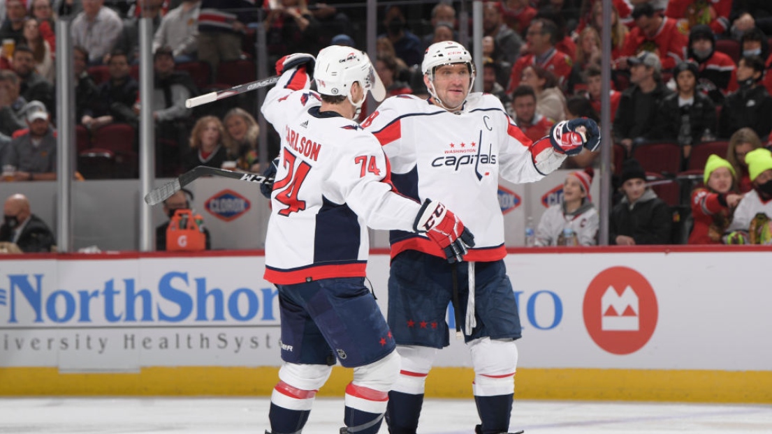 John Carlson et Alex Ovechkin